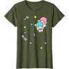 image:imageLittle Twin Stars Rainbow Stars Tee TShirtOlive Green