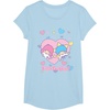 image:imageLittle Twin Stars Retro Logo Valentine Tee TShirtBaby Blue