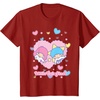 image:imageLittle Twin Stars Retro Logo Valentine Tee TShirtCranberry Red