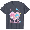 image:imageLittle Twin Stars Retro Logo Valentine Tee TShirtHeather Blue