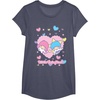 image:imageLittle Twin Stars Retro Logo Valentine Tee TShirtHeather Blue