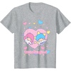 image:imageLittle Twin Stars Retro Logo Valentine Tee TShirtHeather Grey