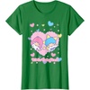 image:imageLittle Twin Stars Retro Logo Valentine Tee TShirtKelly Green