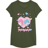image:imageLittle Twin Stars Retro Logo Valentine Tee TShirtOlive Green