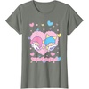 image:imageLittle Twin Stars Retro Logo Valentine Tee TShirtOlive Heather