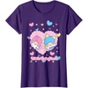 image:imageLittle Twin Stars Retro Logo Valentine Tee TShirtPurple
