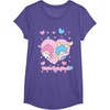 image:imageLittle Twin Stars Retro Logo Valentine Tee TShirtPurple Heather