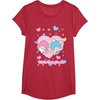 image:imageLittle Twin Stars Retro Logo Valentine Tee TShirtRed Heather