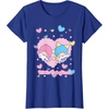 image:imageLittle Twin Stars Retro Logo Valentine Tee TShirtRoyal Blue