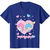 image:imageLittle Twin Stars Retro Logo Valentine Tee TShirtRoyal Blue