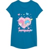image:imageLittle Twin Stars Retro Logo Valentine Tee TShirtSapphire Blue