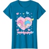 image:imageLittle Twin Stars Retro Logo Valentine Tee TShirtSapphire Blue