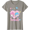 image:imageLittle Twin Stars Retro Logo Valentine Tee TShirtSlate Grey