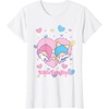 image:imageLittle Twin Stars Retro Logo Valentine Tee TShirtWhite
