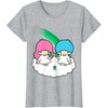 image:imageLittle Twin Stars St Patricks Day Tee Shirt TShirtHeather Grey