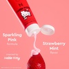 image:imageMOON x Hello Kitty Pink Toothpaste Clean Vegan FluorideFree for Adults or Kids Toothpaste Strawberry Mint Flavor for Fresh Breath 42 oz