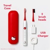 image:imageMOON x Hello Kitty Sonic Electric Toothbrush for Adults amp Teens 5 Smart Modes Clean White Massage Polish amp Sensitive Rechargeable Travel Case 2 Brush Heads IndustryLeading 6 Week Charge