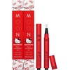 image:imageMOON x Hello Kitty Teeth Whitening Pen Duo Candy Cane Flavor 2 Pack Whitening Gel with Urea Peroxide amp Soothing Botanicals Gentle on Sensitive Teeth Freshens Breath Easy NoMess Applicator