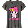 image:imageMy Melody Be Mine Valentine Tee TShirtAsphalt Grey