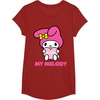 image:imageMy Melody Be Mine Valentine Tee TShirtCranberry Red