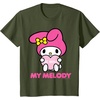 image:imageMy Melody Be Mine Valentine Tee TShirtOlive Green