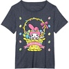 image:imageMy Melody Logo Happy Easter Tee Shirt TShirtHeather Blue