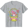 image:imageMy Melody Logo Happy Easter Tee Shirt TShirtHeather Grey