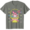 image:imageMy Melody Logo Happy Easter Tee Shirt TShirtOlive Heather
