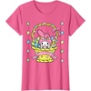 image:imageMy Melody Logo Happy Easter Tee Shirt TShirtPink Heather