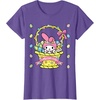 image:imageMy Melody Logo Happy Easter Tee Shirt TShirtPurple Heather