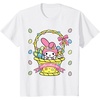 image:imageMy Melody Logo Happy Easter Tee Shirt TShirtWhite