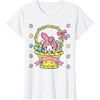 image:imageMy Melody Logo Happy Easter Tee Shirt TShirtWhite