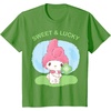 image:imageMy Melody Sweet and Lucky St Patricks Tee Shirt TShirtGrass Green
