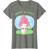 image:imageMy Melody Sweet and Lucky St Patricks Tee Shirt TShirtOlive Heather