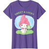 image:imageMy Melody Sweet and Lucky St Patricks Tee Shirt TShirtPurple Heather