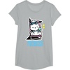 image:imagePochacco Summer Drink TShirtHeather Grey