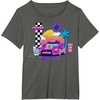 image:imageSANRIO Hello Kitty Kawaii Tokyo Racer TShirtAsphalt Grey