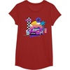 image:imageSANRIO Hello Kitty Kawaii Tokyo Racer TShirtCranberry Red