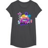 image:imageSANRIO Hello Kitty Kawaii Tokyo Racer TShirtDark Heather Grey