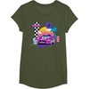 image:imageSANRIO Hello Kitty Kawaii Tokyo Racer TShirtOlive Green