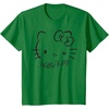 image:imageSANRIO Hello Kitty Winking Tee TShirt Womens Casual Classic Cartoon Letter Print TShirt Grey SmallKelly Green