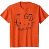 image:imageSANRIO Hello Kitty Winking Tee TShirt Womens Casual Classic Cartoon Letter Print TShirt Grey SmallOrange