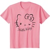 image:imageSANRIO Hello Kitty Winking Tee TShirt Womens Casual Classic Cartoon Letter Print TShirt Grey SmallPink