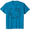 image:imageSANRIO Hello Kitty Winking Tee TShirt Womens Casual Classic Cartoon Letter Print TShirt Grey SmallSapphire Blue