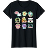 image:imageSANRIO Hello Kitty and Friends Supercute Stickers Unisex Adult Child TShirt Black Small Classic Fit Crew Neck Short Sleeve Cotton 60 Polyester 40Black