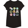 image:imageSANRIO Hello Kitty and Friends Supercute Stickers Unisex Adult Child TShirt Black Small Classic Fit Crew Neck Short Sleeve Cotton 60 Polyester 40Black