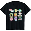 image:imageSANRIO Hello Kitty and Friends Supercute Stickers Unisex Adult Child TShirt Black Small Classic Fit Crew Neck Short Sleeve Cotton 60 Polyester 40Black