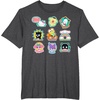 image:imageSANRIO Hello Kitty and Friends Supercute Stickers Unisex Adult Child TShirt Black Small Classic Fit Crew Neck Short Sleeve Cotton 60 Polyester 40Dark Heather Grey