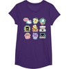 image:imageSANRIO Hello Kitty and Friends Supercute Stickers Unisex Adult Child TShirt Black Small Classic Fit Crew Neck Short Sleeve Cotton 60 Polyester 40Purple