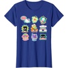 image:imageSANRIO Hello Kitty and Friends Supercute Stickers Unisex Adult Child TShirt Black Small Classic Fit Crew Neck Short Sleeve Cotton 60 Polyester 40Royal Blue
